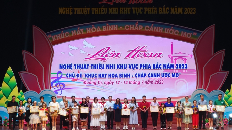 Bế mạc “Liên hoan nghệ thuật thiếu nhi khu vực phía Bắc năm 2023” tại tỉnh Quảng trị