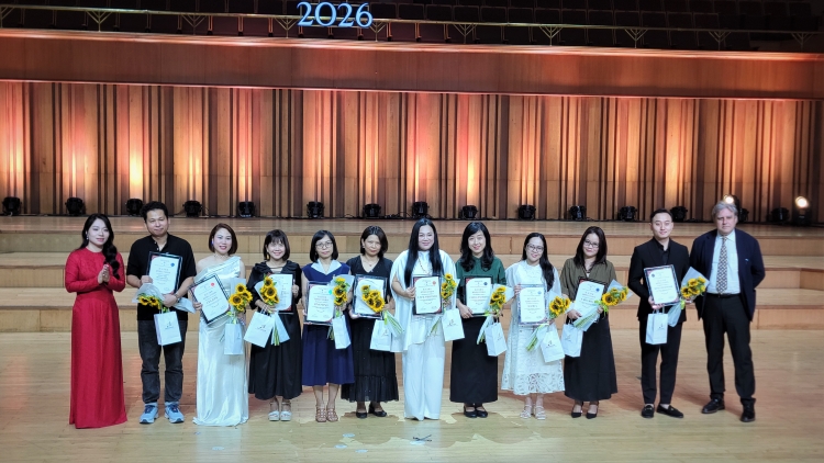 Bế mạc Liên hoan Âm nhạc Quốc tế Crescendo 2026