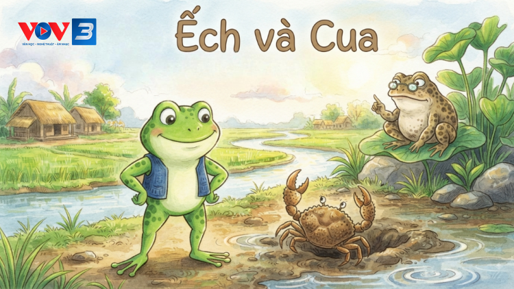 Truyện ngụ ngôn: "Ếch và Cua"