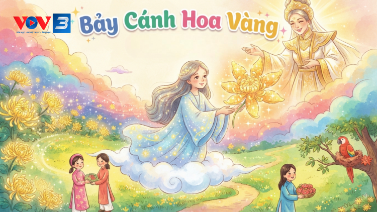 Truyện cổ tích: "Bảy cánh hoa vàng"