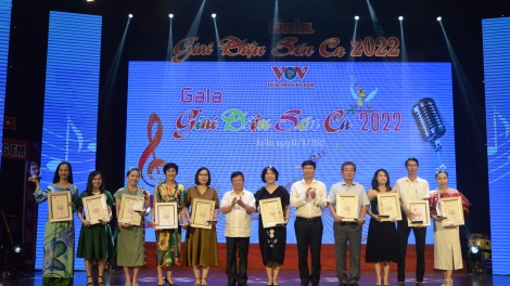 “Gala Giai điệu Sơn ca năm 2022” thành công rực rỡ