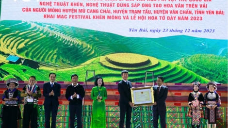 Lễ khai mạc Festival trình diễn khèn mông và Lễ hội hoa tớ dày năm 2023