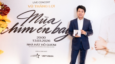 Nghệ sĩ Ưu tú Vũ Thắng Lợi ra mắt abuml và giới thiệu live concert "Mùa chim én bay".