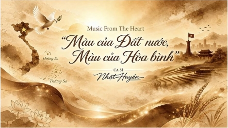 Ca sĩ Nhật Huyền ra mắt dự án âm nhạc "Màu của đất nước - Màu của hòa bình”