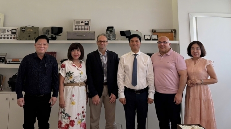 Lãnh đạo Đài TNVN làm việc với các cơ quan truyền thông hàng đầu của Malta