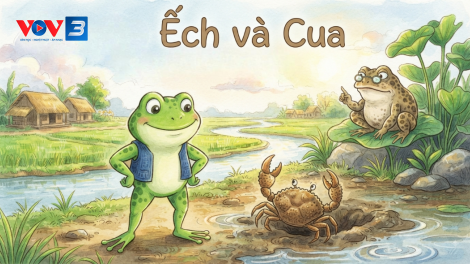 Truyện ngụ ngôn: "Ếch và Cua"