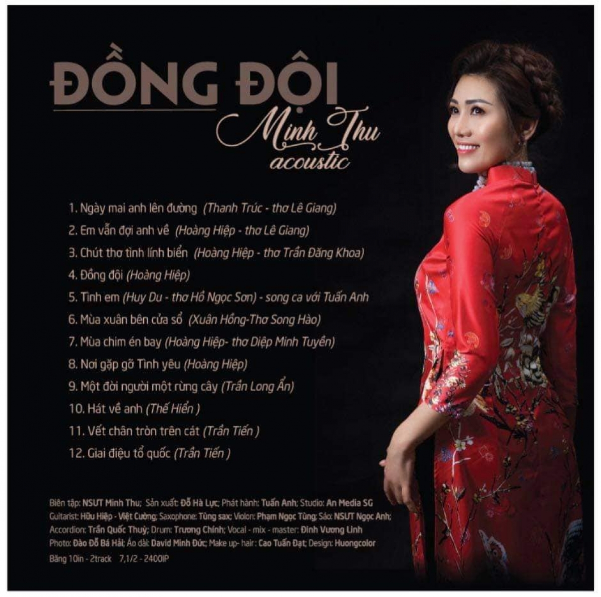 Album "Đồng Đội" với 12 ca khúc quen thuộc.