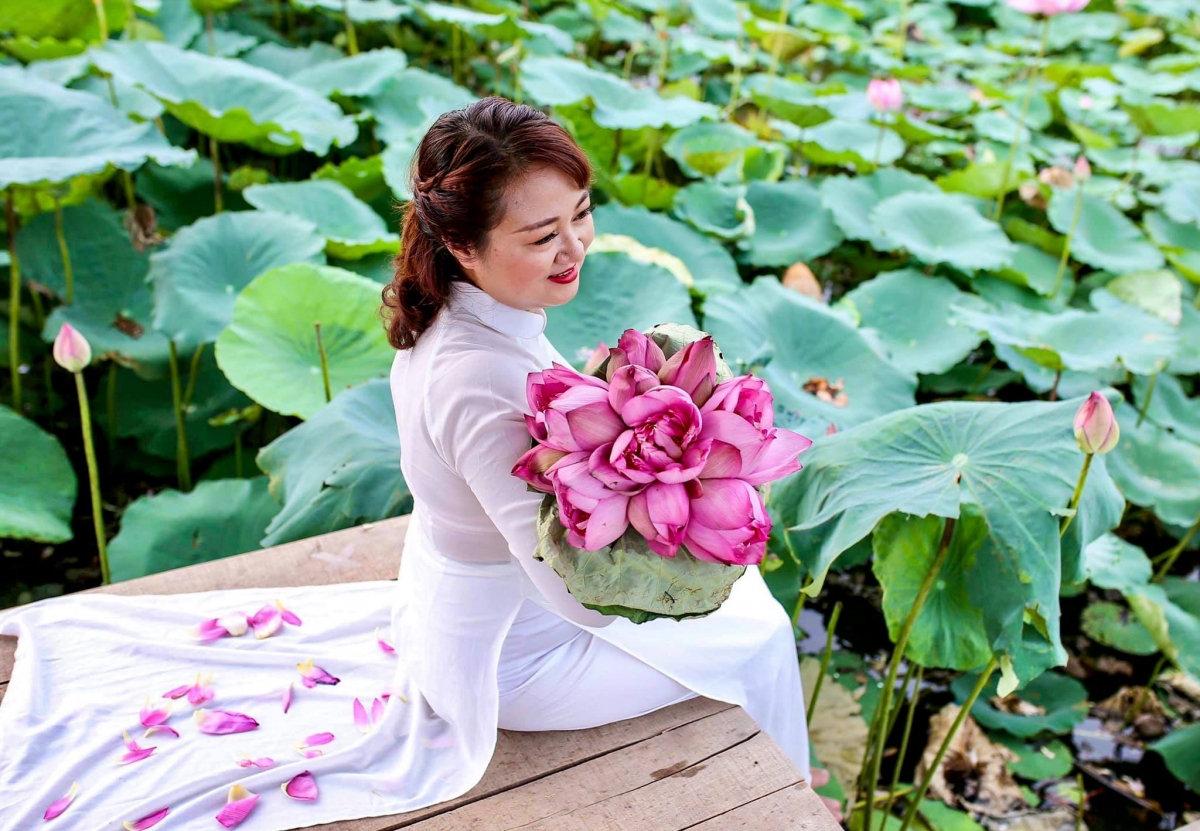 Nhà báo Đoàn Thu Trà - Ban Văn Nghệ Đài THVN (Ảnh nhân vật cung cấp)