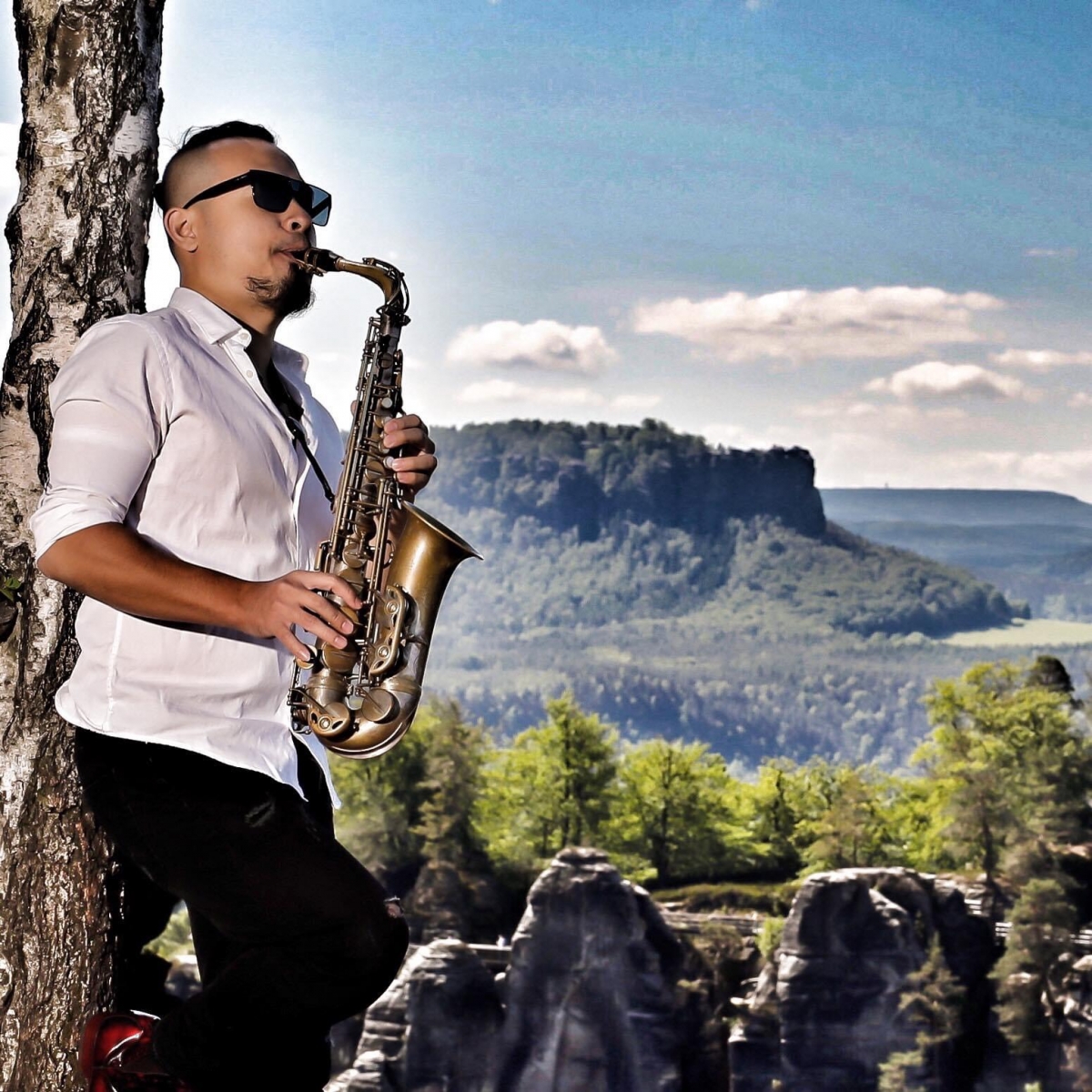 Nghệ sĩ Saxsophone Lê Duy Mạnh, giảng viên Saxophone Jazz – khoa Jazz Học Viện Âm Nhạc Quốc Gia Việt Nam