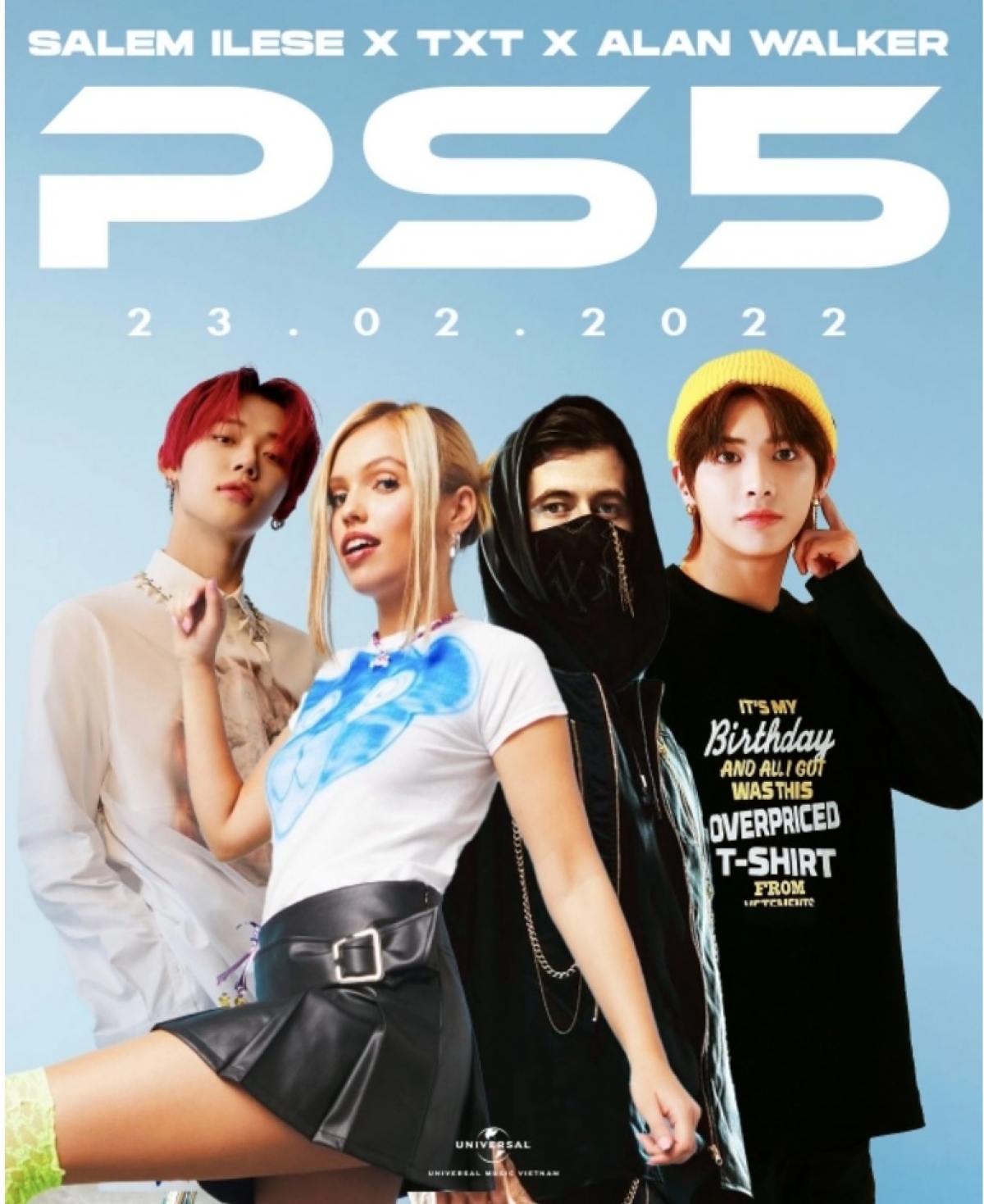 "PS5" bản hit nổi đình đàm của TXT kết hợp với 2 nghệ sĩ Salem Ilese và Alan Walker.