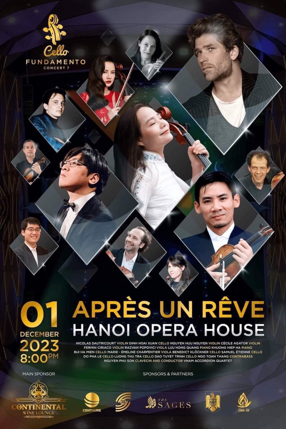 Chương trình hòa nhạc "Cello Fundamento Concert 7 - APRÈS UN RÊVE".