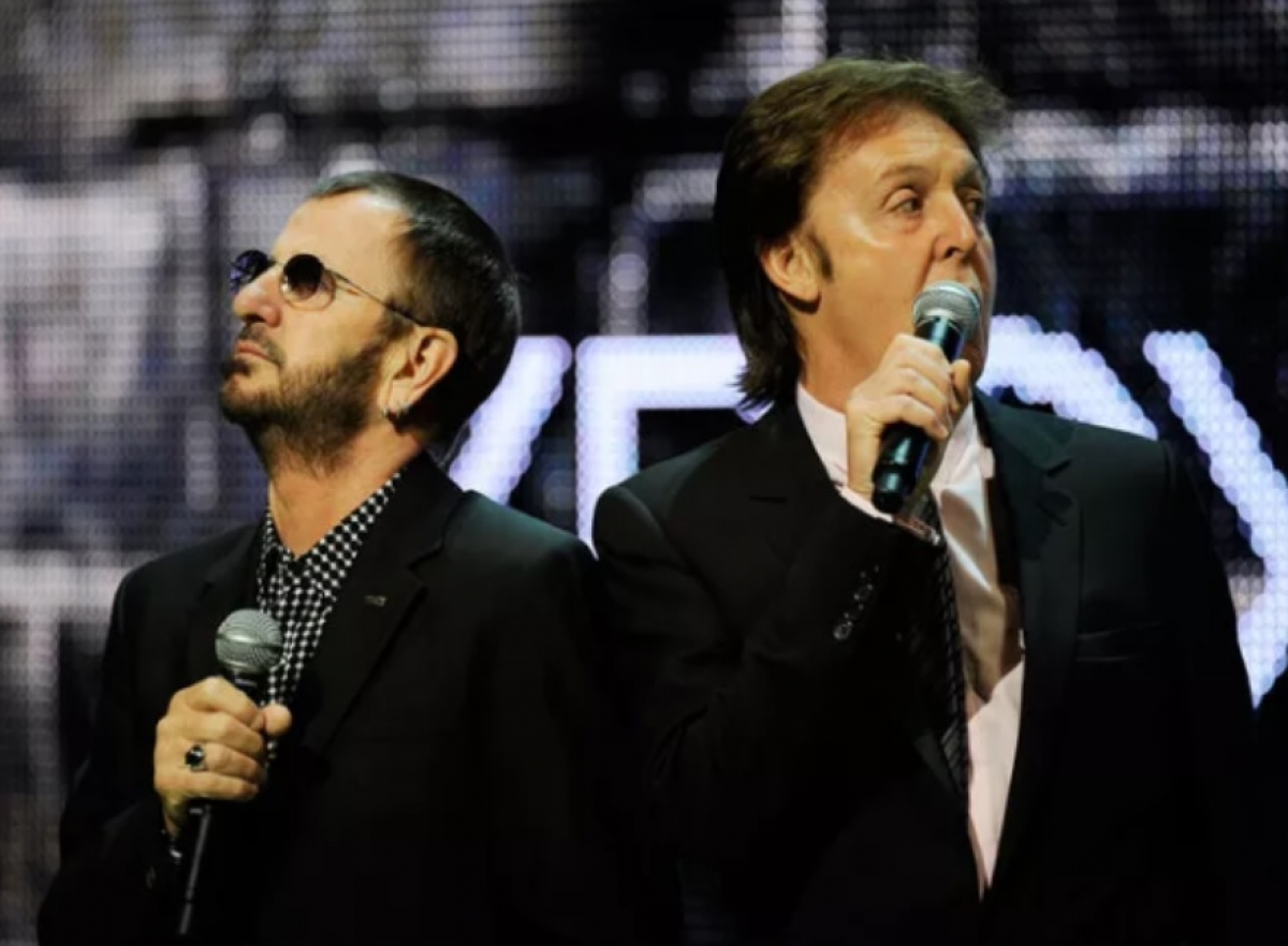 Thành viên Ringo Starr và Paul McCartney của The Beatles. (Nguồn ảnh: Getty Images)