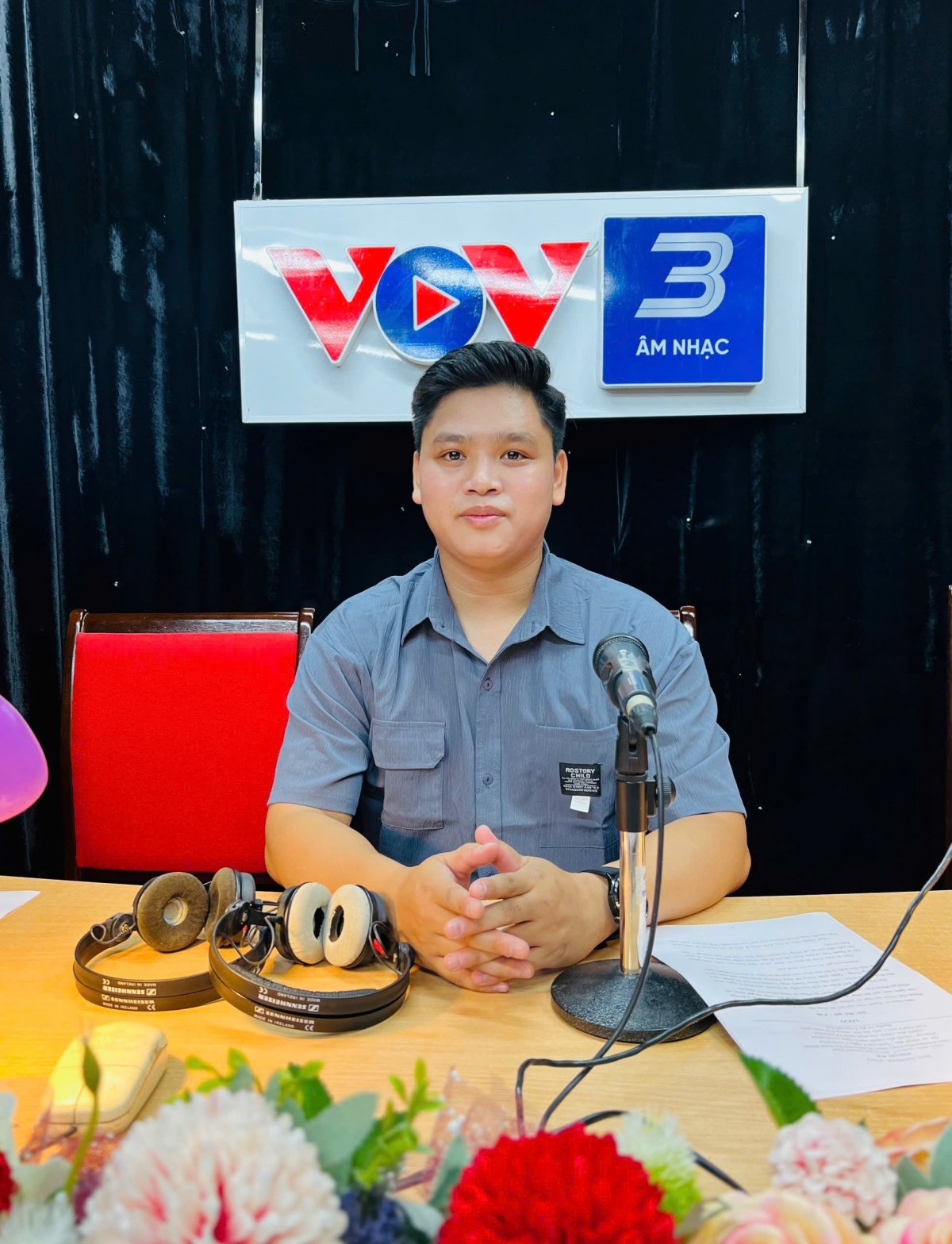 Vũ Đức Kiên tại Studio Vov3