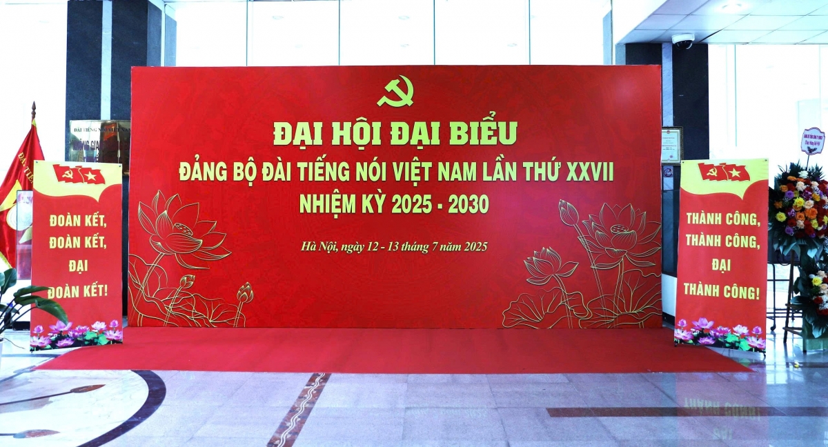 Đại hội Đại biểu Đảng bộ Đài TNVN lần thứ XXVII, nhiệm kỳ 2025 – 2030.
