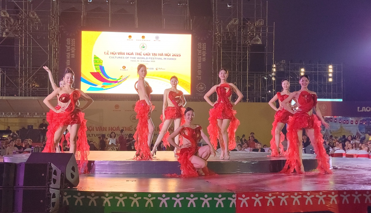 Các nghệ sĩ biểu diễn Vũ điệu Latinh.