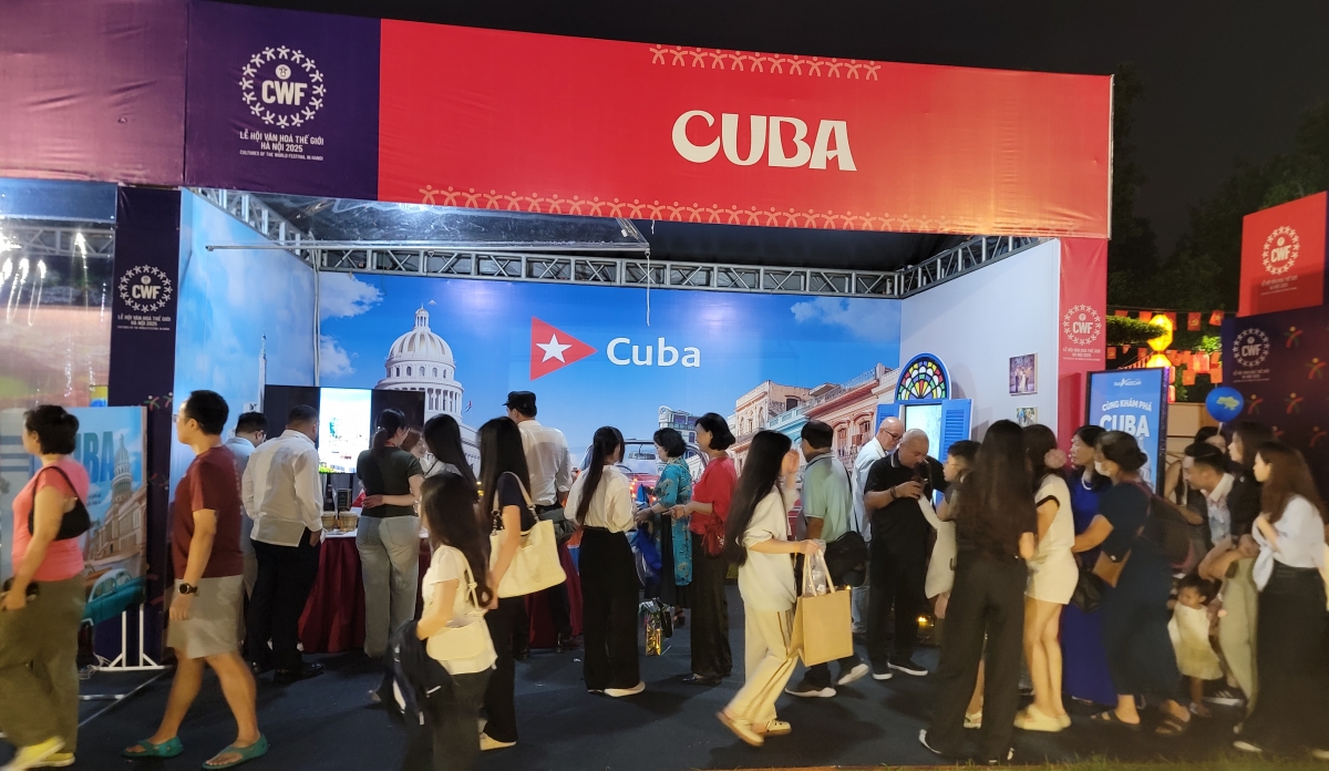 Gian hàng của Cộng hòa Cuba.