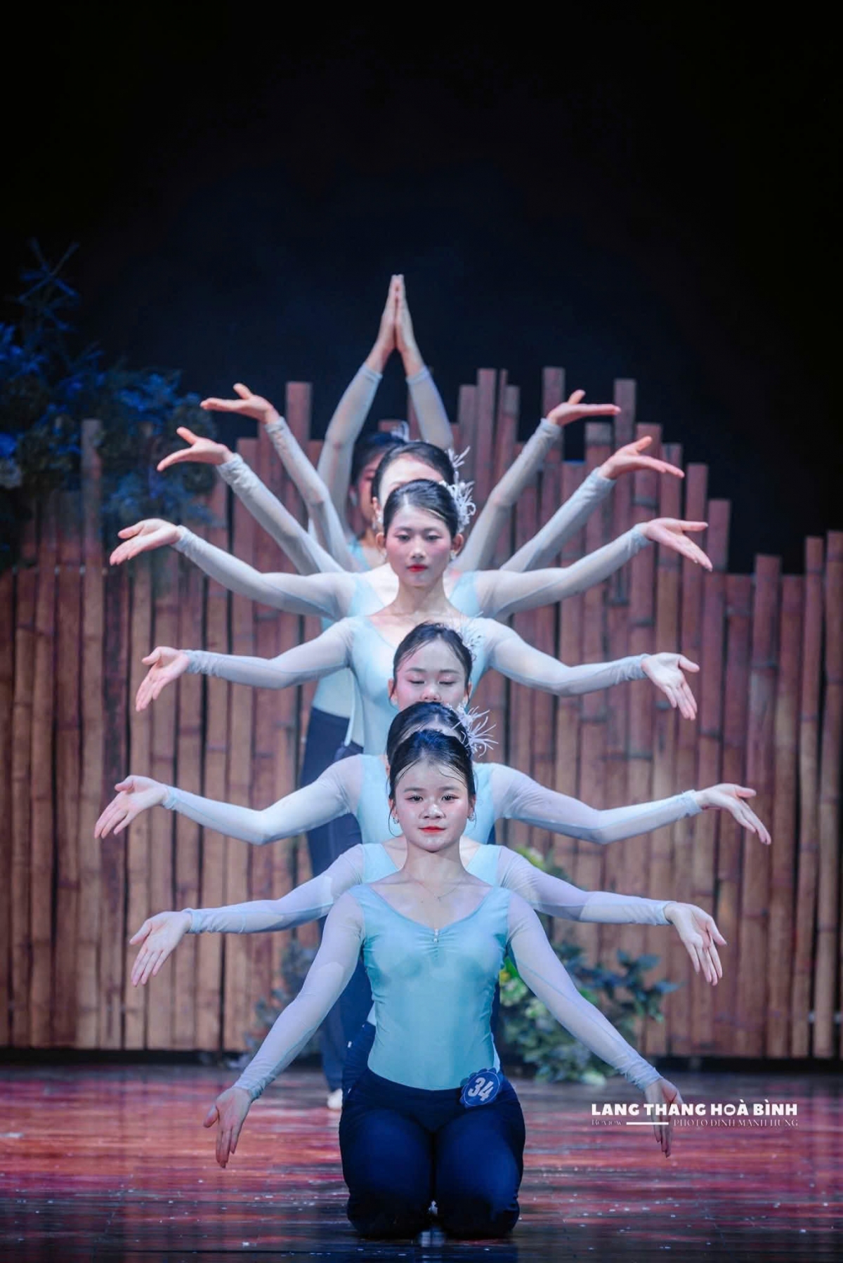 Một tiết học của học sinh lớp múa 