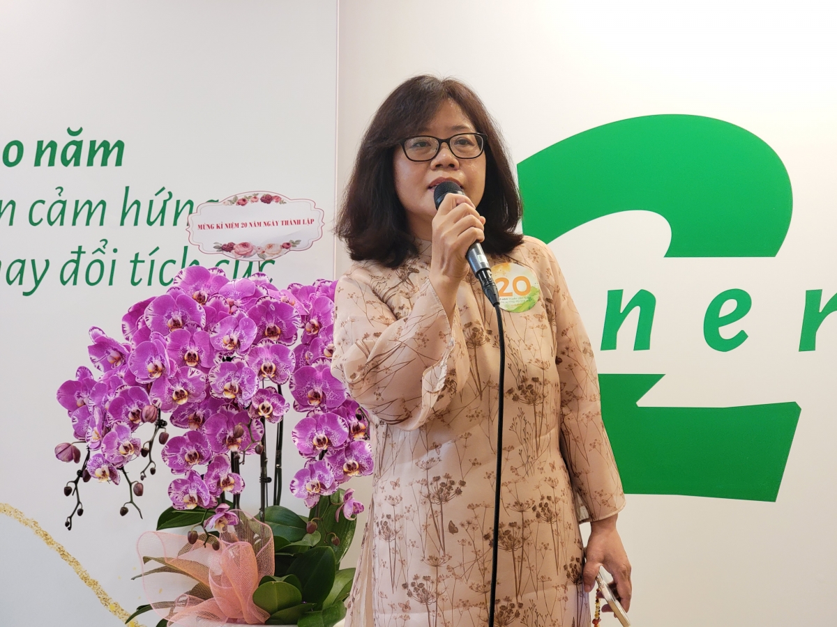 Bà Lê Thị Hoàng Anh - Ủy viên Ban chấp hành Liên hiệp các Hội UNESCO Việt Nam, Giám đốc Trung tâm UNESCO Giáo dục Quốc tế.