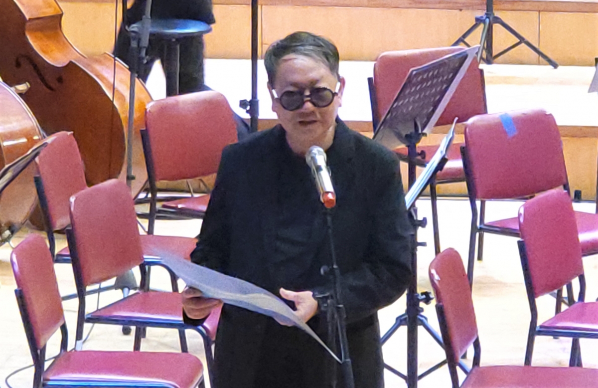 Thiếu tướng, nhạc sĩ Đức Trịnh, Chủ tịch Hội Nhạc sĩ Việt Nam.