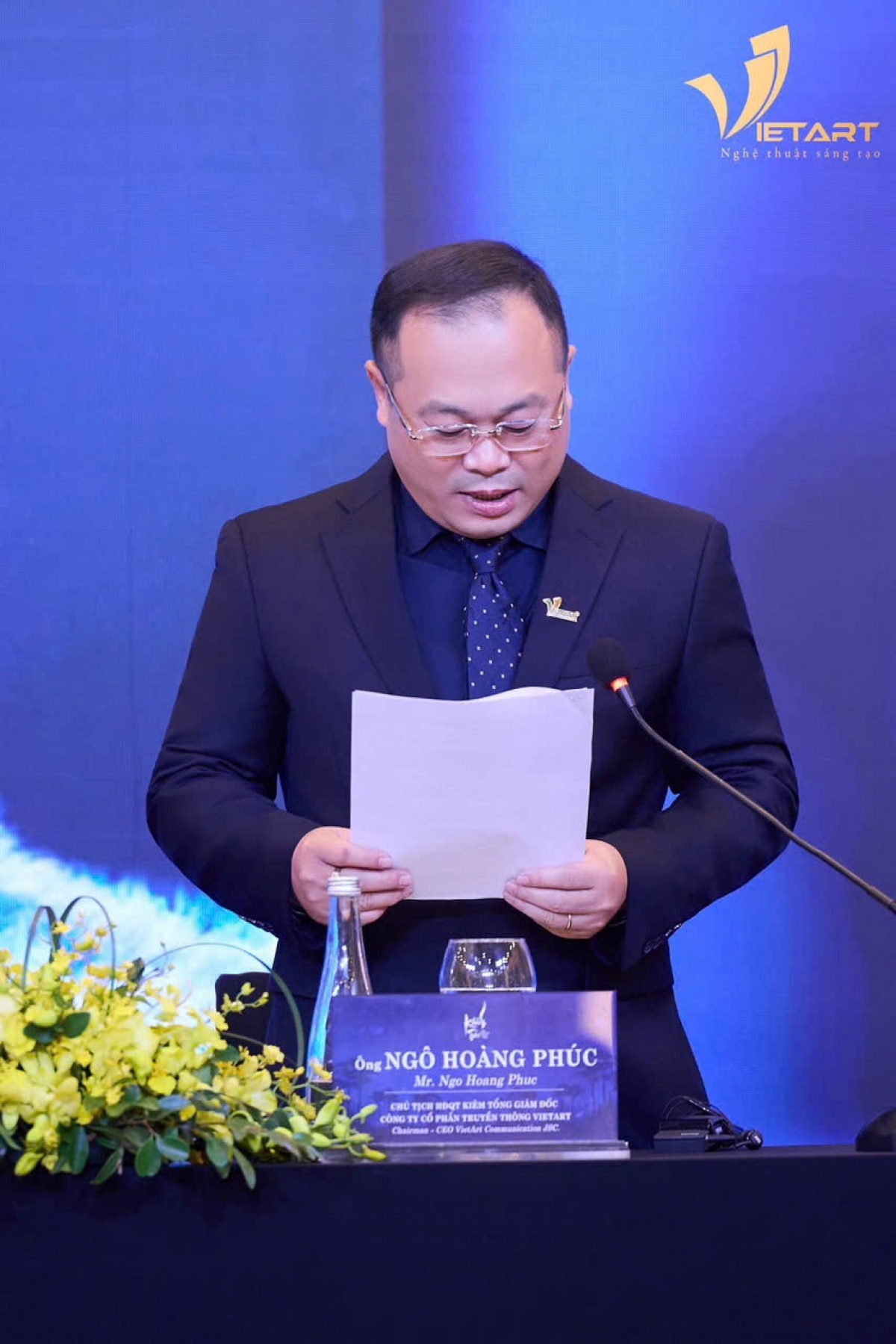 Ông Ngô Hoàng Phúc - Chủ tịch HĐQT kiêm Tổng GĐ Cty CP Truyền thông VietArt cho biết, quá trình triển khai chuẩn bị kéo dài gần 2 năm, với sự phối hợp chặt chẽ giữa các đối tác Việt Nam - Trung Quốc.