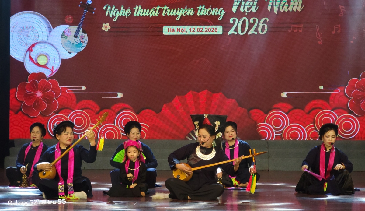 Hát then "Bà Chúa Then" - NN Hà Thị Bưởi, NSUT Tuyết Mai và tốp then.