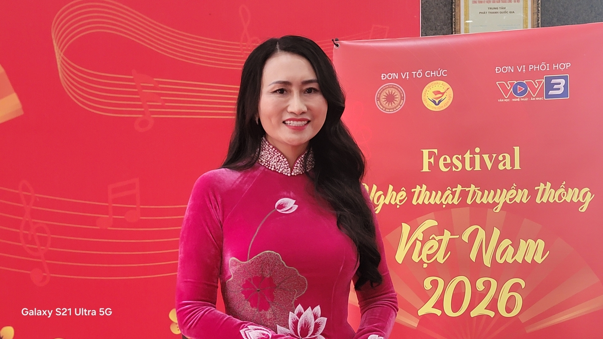TS, Nhà báo Vũ Thị Thanh Tâm Phó Giám đốc Trung tâm Bảo tồn Nghệ thuật Truyền thống Việt Nam.