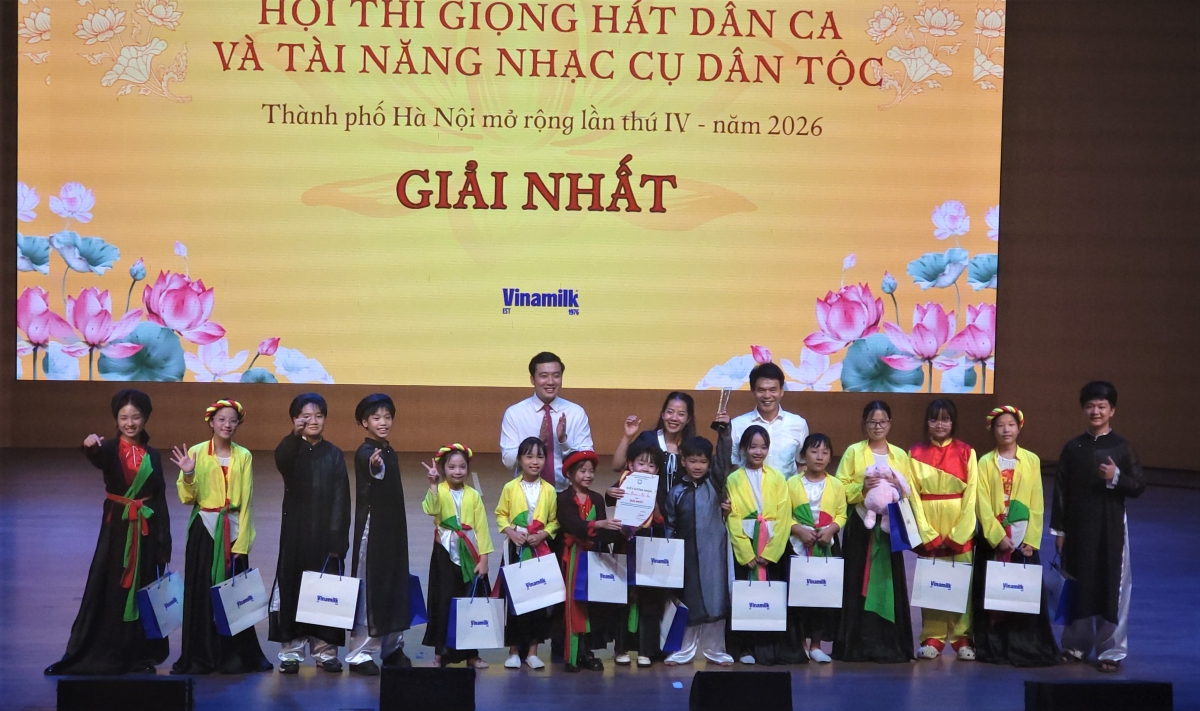 Nhóm Mộc ca đoạt giải Nhất bảng hòa tấu, hợp xướng, tốp ca.