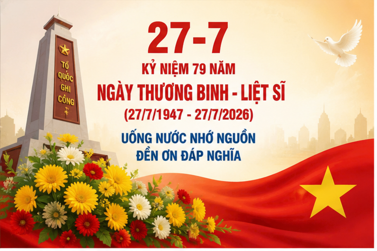Kỷ niệm 79 năm ngày Thương binh, Liệt sĩ (27/7/1947 - 27/7/2026). (Internet)
