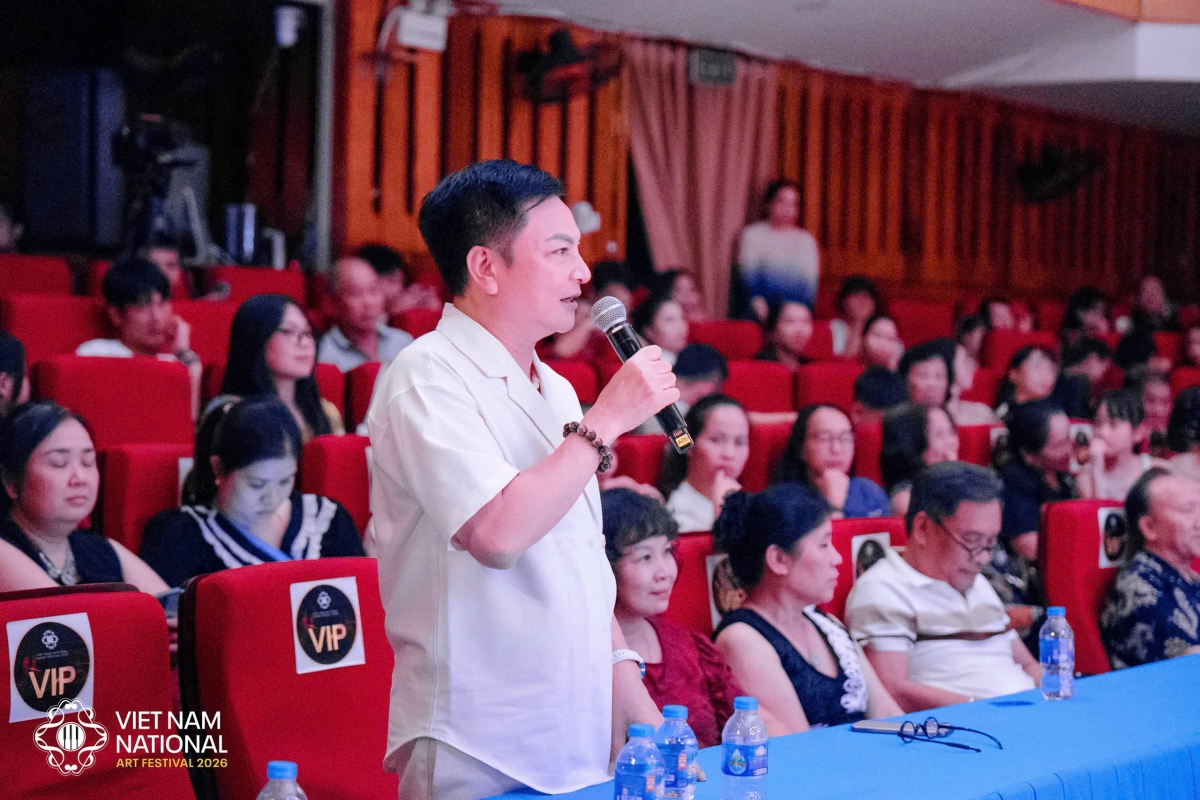 TS. Nguyễn Đức Hiển, Viện phó Viện Dân gian Việt Nam phát biểu tại Lễ phát động