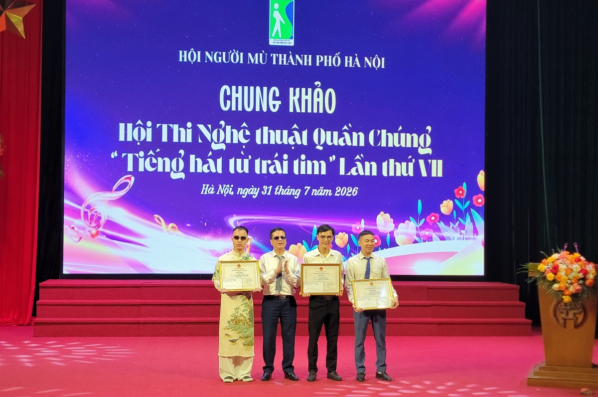 Các thí sinh đoạt giải A1 của Hội thi.