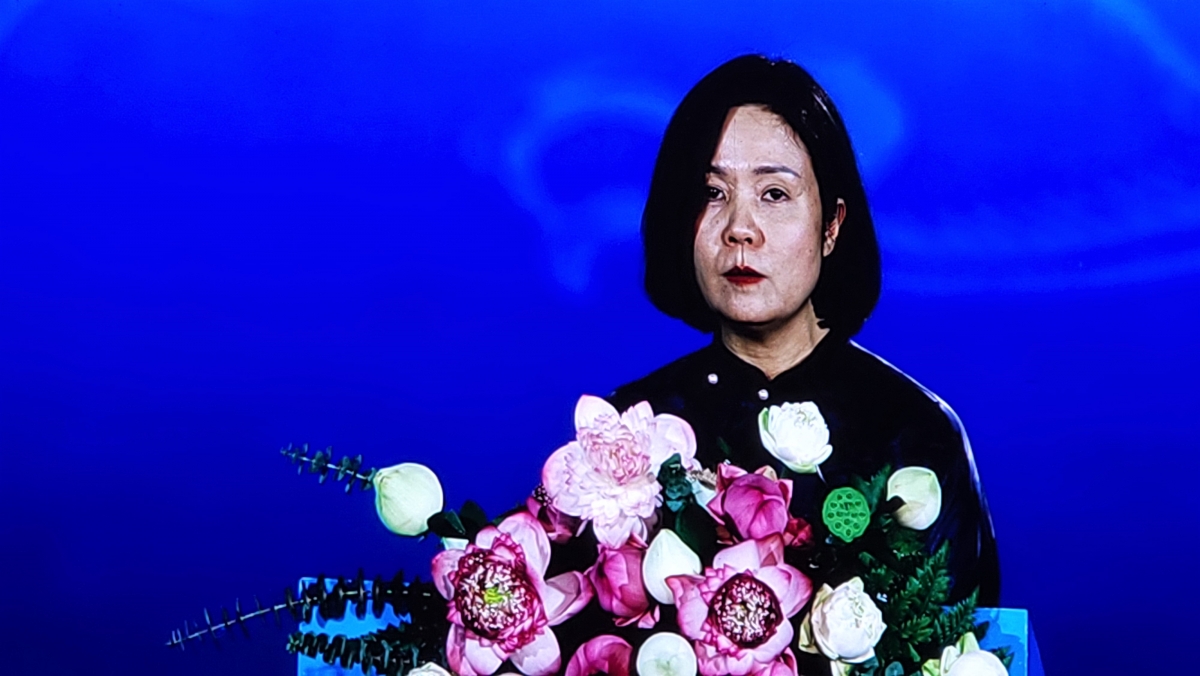 Bà Lê Thị Ánh Mai, Phó Giám đốc Sở Văn hóa, Thể thao và Du lịch Hà Nội phát biểu.