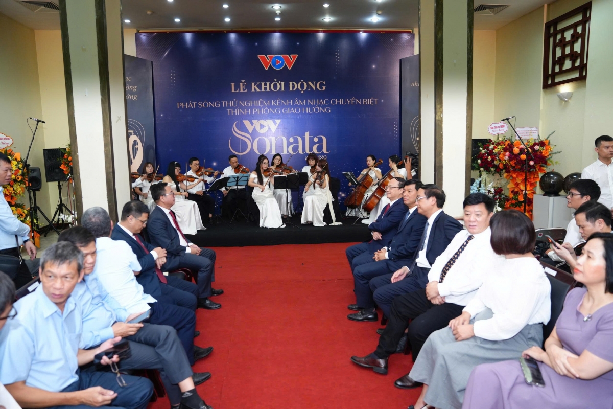 Lễ khởi động chính thức phát sóng thử nghiệm Kênh Âm nhạc chuyên biệt thính phòng giao hưởng VOV SONATA – FM89.
